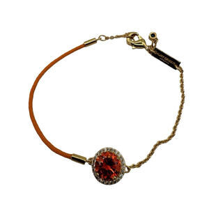 Kurt Geiger Crystal Cord Bracelet Orange